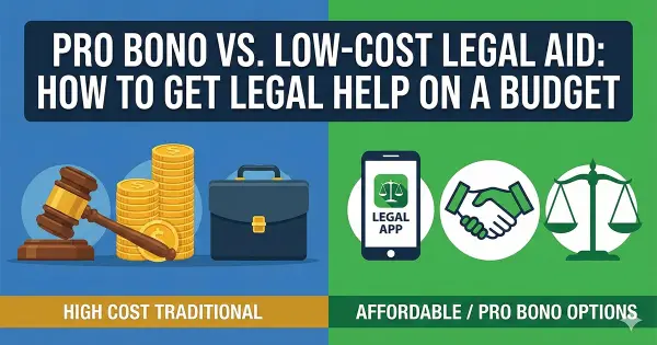 Pro Bono vs. Low-Cost Legal Aid: How to Get Legal Help When You’re on a Budget