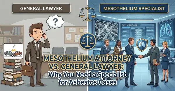 Mesothelioma Attorney vs. General Lawyer: Why You Need a Specialist for Asbestos Cases