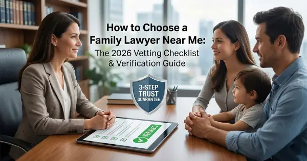 How to Choose a Family Lawyer Near Me: The 2026 Vetting Checklist & Verification Guide