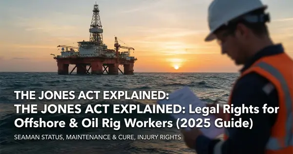 The Jones Act Explained: The Ultimate Guide to Legal Rights for Offshore and Oil Rig Workers
