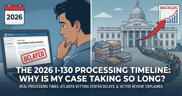 The 2026 I-130 Processing Timeline: Why Is My Case Taking So Long?
