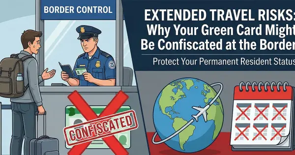 Extended Travel Risks: Why Your Green Card Might Be Confiscated at the Border