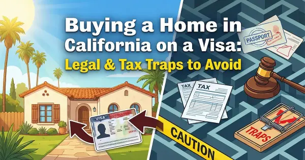 Buying a Home in California on a Visa: Legal & Tax Traps to Avoid