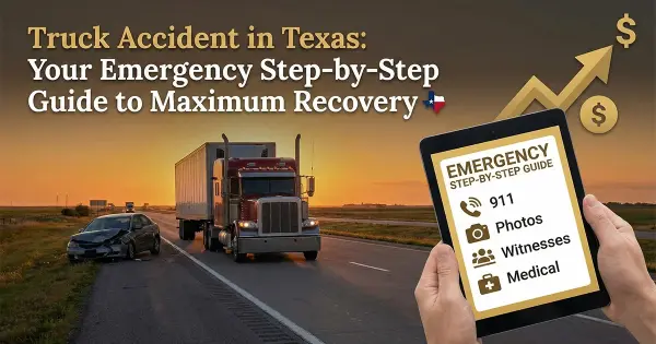 Truck Accident in Texas: Your Emergency Step-by-Step Guide to Maximum Recovery