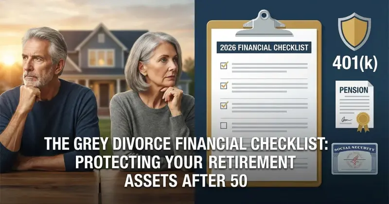 The Grey Divorce Financial Checklist: Protecting Your Retirement Assets After 50