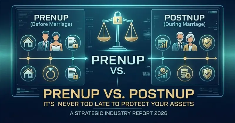 Prenup vs. Postnup: It’s Never Too Late to Protect Your Assets — A Strategic Industry Report (2026)