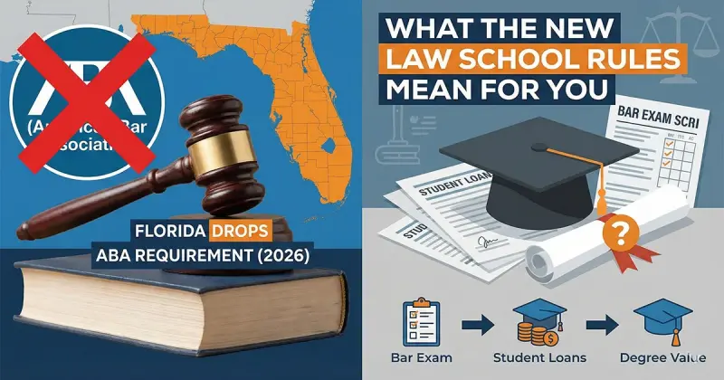Florida Drops the ABA: What the New Law School Rules Mean for You (2026 Update)