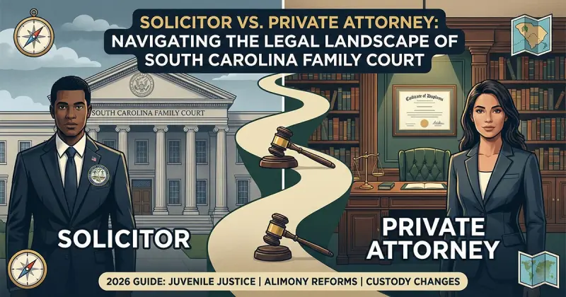 Solicitor vs. Private Attorney: Navigating the Legal Landscape of South Carolina Family Court