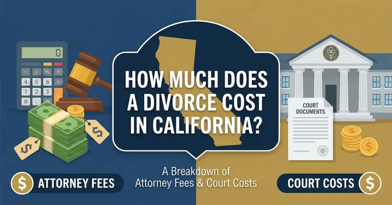 How Much Does a Divorce Cost in California? A Breakdown of Attorney Fees & Court Costs