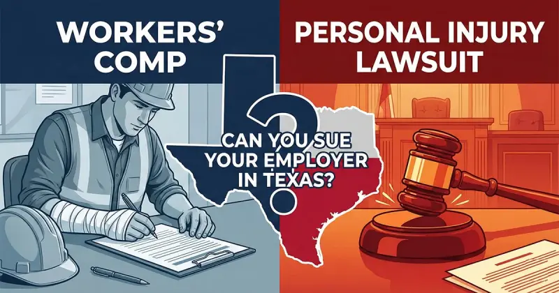 Workers' Comp vs. Personal Injury: Can You Sue Your Employer in Texas?