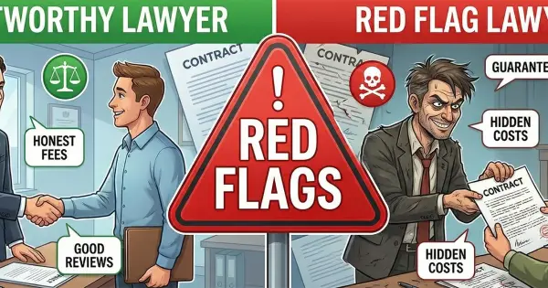 Red Flags to Watch Out For When Hiring a Criminal Defense Lawyer