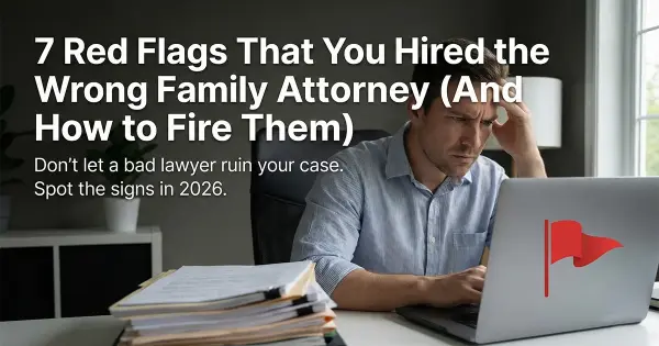7 Red Flags That You Hired the Wrong Family Attorney (And How to Fire Them)