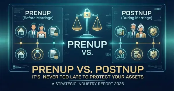 Prenup vs. Postnup: It’s Never Too Late to Protect Your Assets — A Strategic Industry Report (2026)