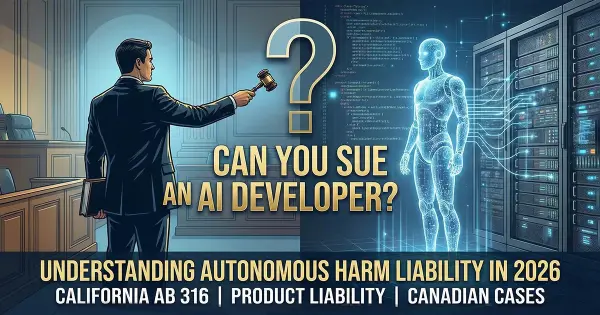 Can You Sue an AI Developer? Understanding Autonomous Harm Liability in 2026