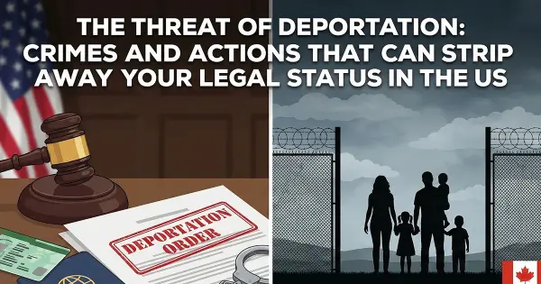 The Threat of Deportation: Crimes and Actions That Can Strip Away Your Legal Status in the US