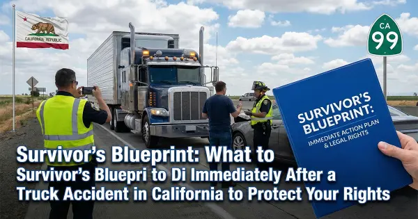 Survivor’s Blueprint: What to Do Immediately After a Truck Accident in California to Protect Your Rights