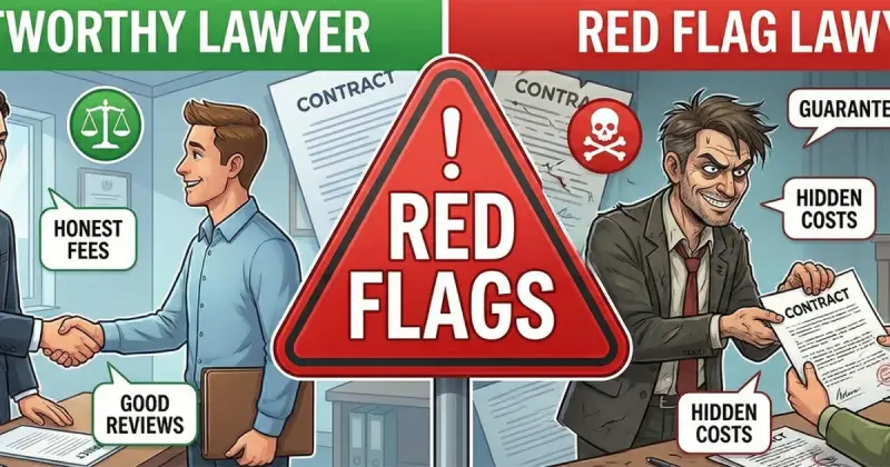 Red Flags to Watch Out For When Hiring a Criminal Defense Lawyer