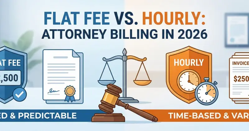 Flat Fee vs. Hourly: Understanding How Attorney Billing Works in 2026