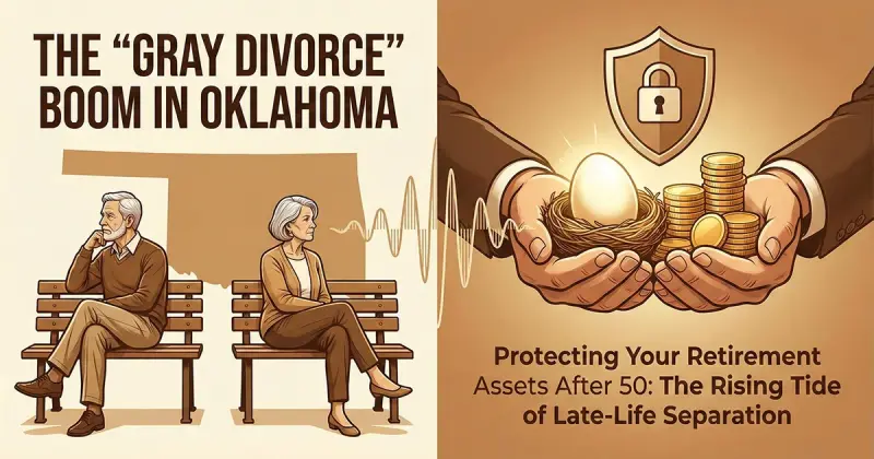 The 'Gray Divorce' Boom in Oklahoma: Protecting Your Retirement Assets After 50