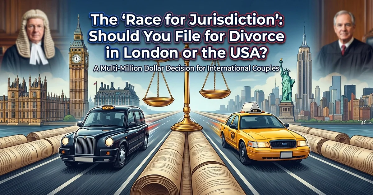 The "Race for Jurisdiction": Should You File for Divorce in London or the USA?