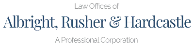 Albright, Rusher & Hardcastle A Professional Corporation Logo