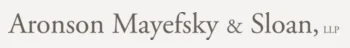 Aronson Mayefsky & Sloan LLP Logo